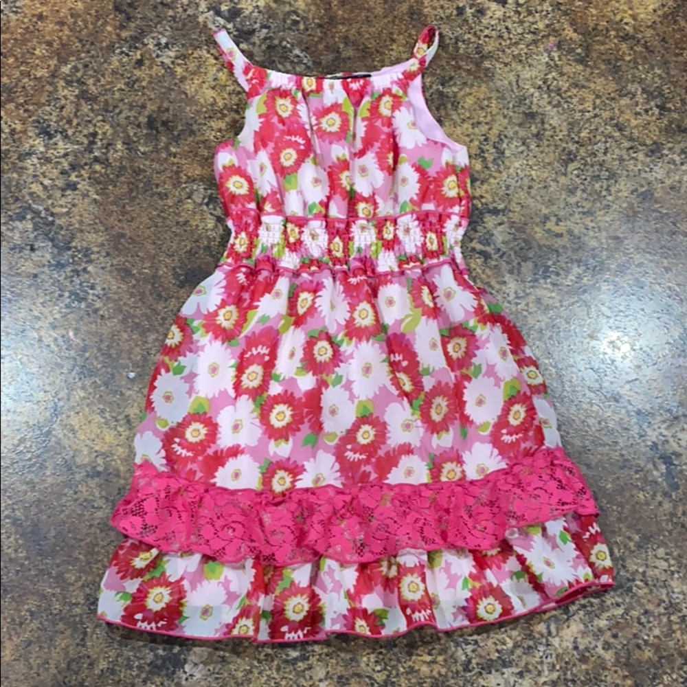 Pink/Red Flowered Sundress